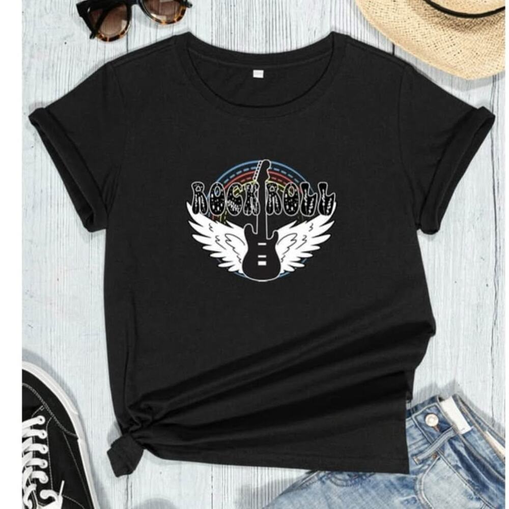 Guitar Rock Band T-shirt, Large